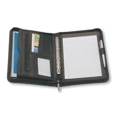Avalon Leather A5 Ring Binder Compendium - Promotional Products
