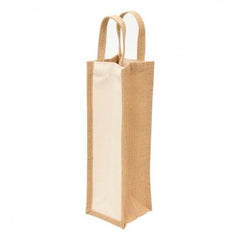 Murray Jute Wine Tote - Promotional Products