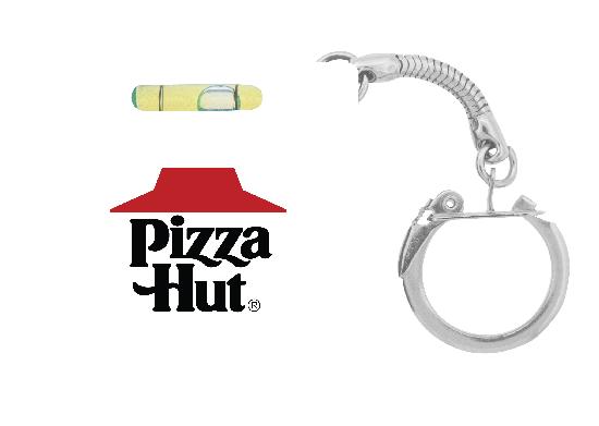 Econo Tape Measure with Level Keychain - Promotional Products