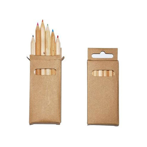 6 pack coloured pencils - Promotional Products