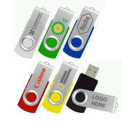 A Logo Swivel USB Flash Drive - Promotional Products
