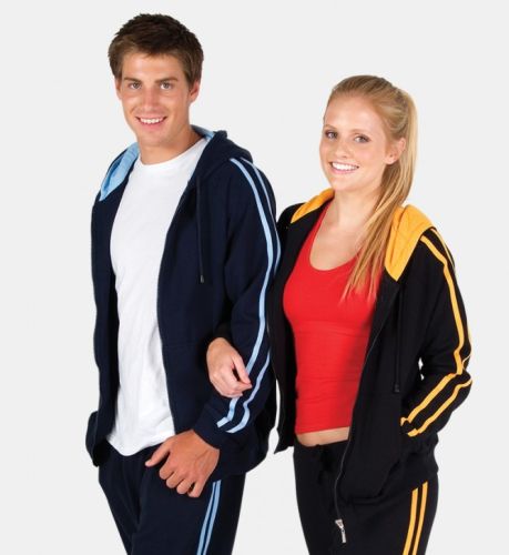 Aston Stripe Zippered Hoodie - Corporate Clothing