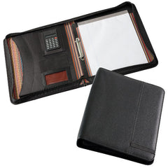 Oxford Stripe Zippered Compendium - Promotional Products
