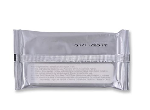 Bleep Budget Anti Bacterial Wet Wipes in Pouch - Promotional Products