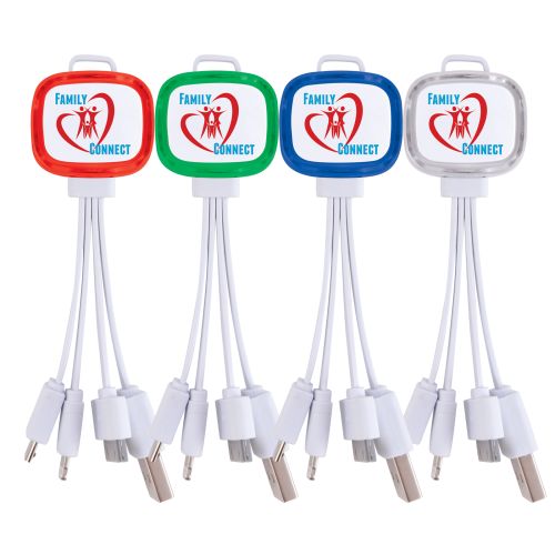 Bleep 3 in 1 USB Connector Cable - Promotional Products