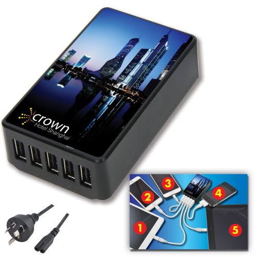 Bleep 5 Port Super Charger - Promotional Products