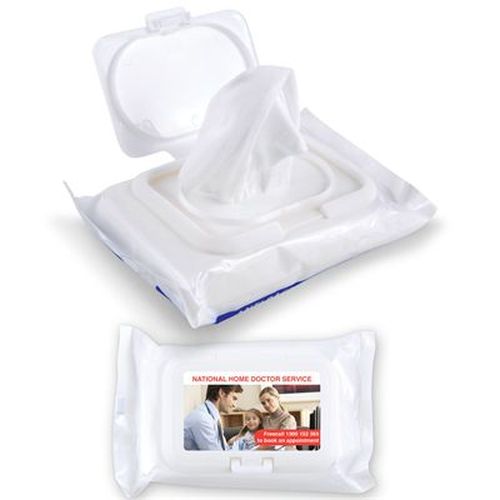 Bleep Anti Bacterial Wipes in Pouch - Promotional Products