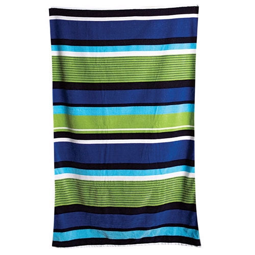 Jumbo Striped Beach Towel - Promotional Products