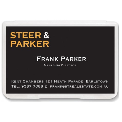 Business Card Case with Microfibre Cloth - Promotional Products