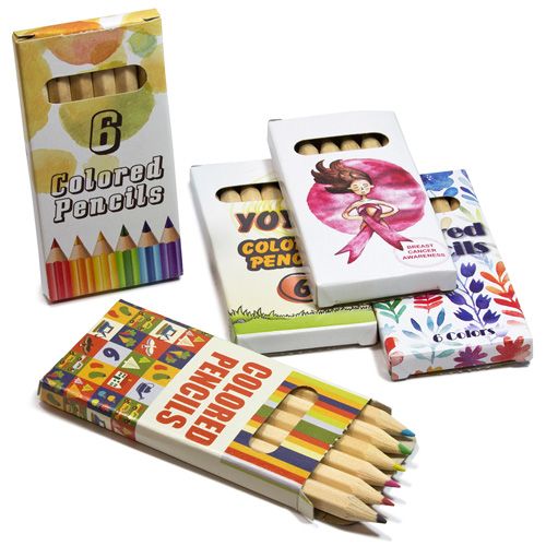 Coloured Pencils in Custom Box - Promotional Products