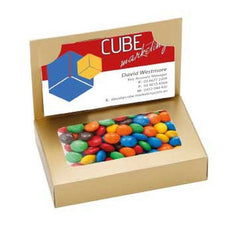 Devine Business Card Box with Lollies - Promotional Products