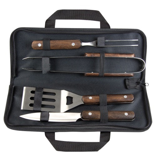 Dezine Premium Wooden Handle BBQ Set - Promotional Products