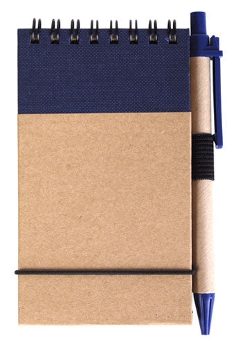 Bleep Eco Pocket Notebook with Pen - Promotional Products