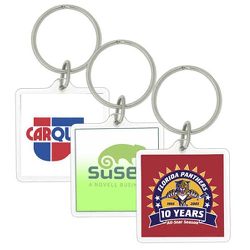 Econo Square Acrylic Keyring - Promotional Products