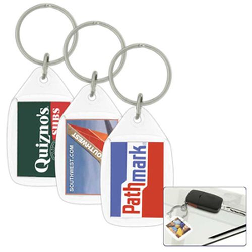 Econo Tear Drop Acrylic Keyring - Promotional Products