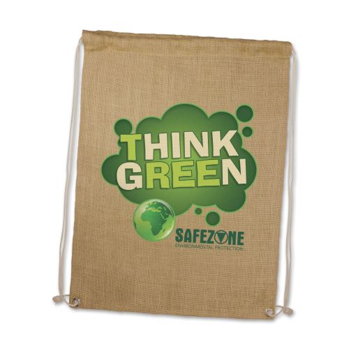 Eden Jute Drawstring Backsack - Promotional Products