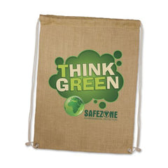Eden Jute Drawstring Backsack - Promotional Products