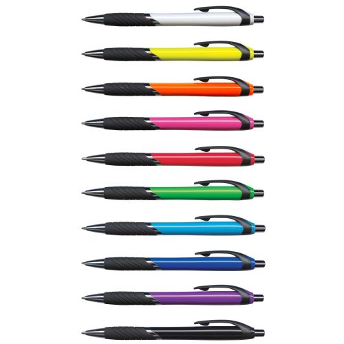 Eden Wave Coloured Plastic Pen - Promotional Products