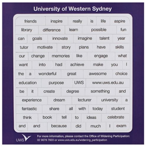 Fridge Magnet Poetry - Promotional Products