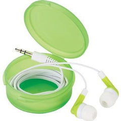 Arrow Premium Earphones in Plastic Case - Promotional Products