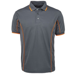 Malcom Side Stripe Polyester Polo Shirt - Corporate Clothing