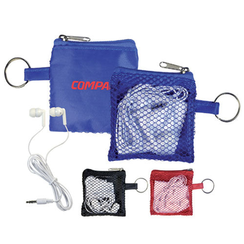 Headphones in a Pouch - Promotional Products