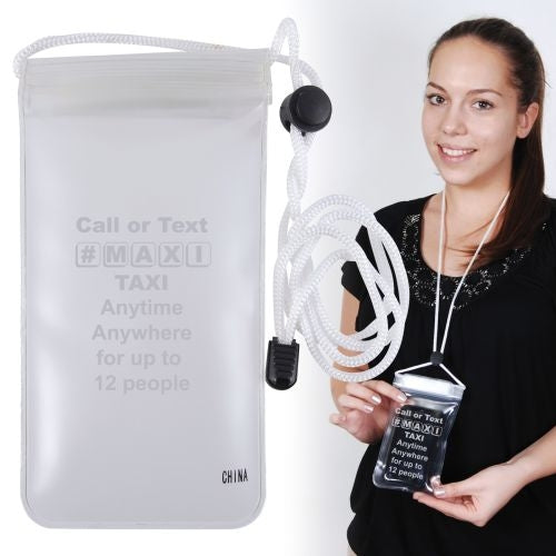 Bleep Waterproof Pouch with Neck Cord - Promotional Products