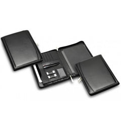 R&M Premium Leather Compendium With Tablet Pocket - Promotional Products