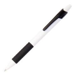 Arc Plastic Pen with Rubberised Grip - Promotional Products