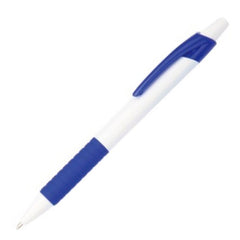 Arc Plastic Pen with Rubberised Grip - Promotional Products