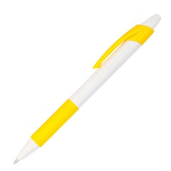 Arc Plastic Pen with Rubberised Grip - Promotional Products