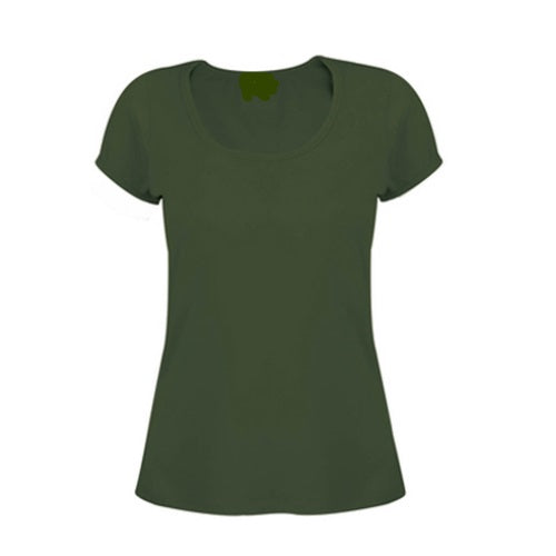 Logo Ladies Cotton Spandex TShirt - Corporate Clothing