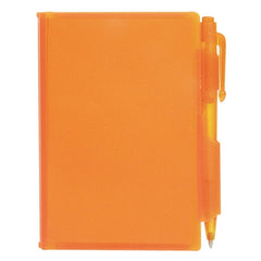 Bleep Plastic Pocket Notebook With Pen - Promotional Products