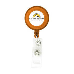 Econo Round Retractable Pull Reel - Promotional Products
