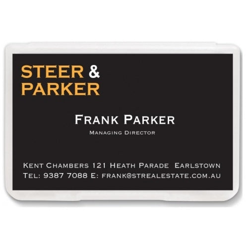 Business Card Case with Microfibre Cloth - Promotional Products