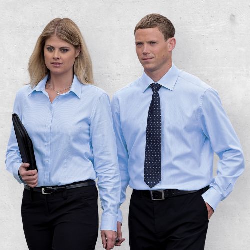 Phoenix Premium 100% Cotton Houndstooth Corporate Shirt - Corporate Clothing