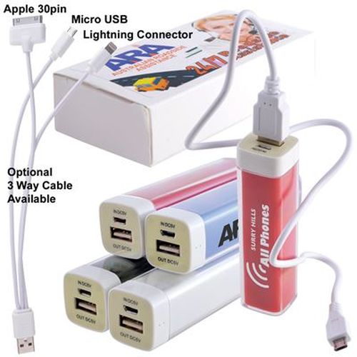 Power Bank with Plastic Casing - Promotional Products