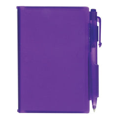 Bleep Plastic Pocket Notebook With Pen - Promotional Products