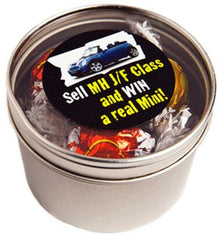 Yum Round Tin with Window - Promotional Products