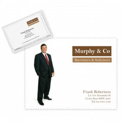 Glasses Cleaning Cloth in Clear Pouch - Promotional Products
