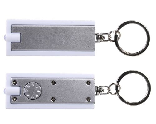 Bleep Rectangular Flashlight Keyring - Promotional Products