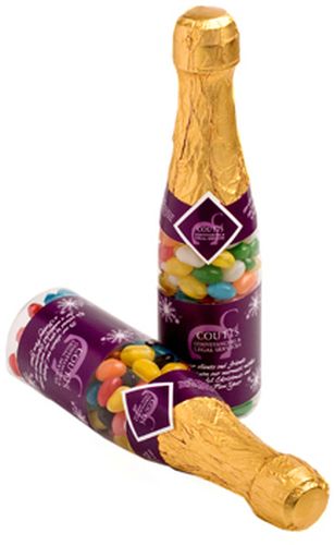 Yum Champagne Bottle in Plastic - Promotional Products