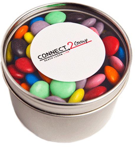 Yum Round Tin with Window - Promotional Products