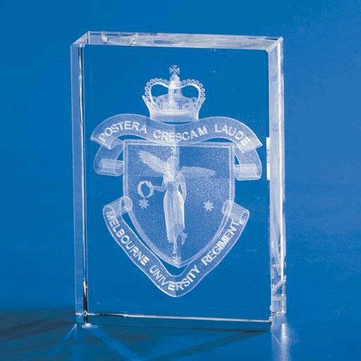 Kapture Flat Tower Crystal Award - Promotional Products