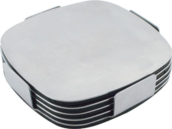 Dezine Executive Stainless Steel Coaster Set - Promotional Products