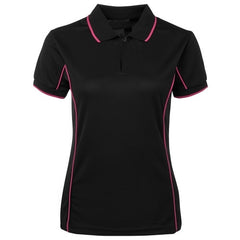 Malcom Side Stripe Polyester Polo Shirt - Corporate Clothing