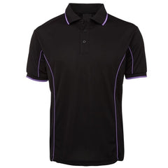Malcom Side Stripe Polyester Polo Shirt - Corporate Clothing