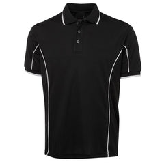 Malcom Side Stripe Polyester Polo Shirt - Corporate Clothing