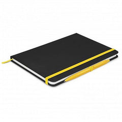Eden A5 Black Notebook with Pen - Promotional Products