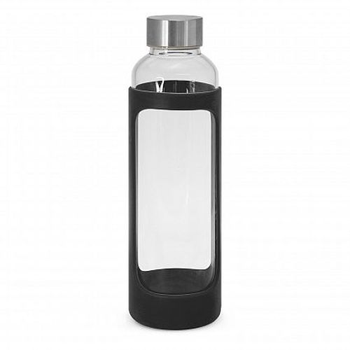 Eden 600ml Glass Drink Bottle With Silicone Sleeve - Promotional Products